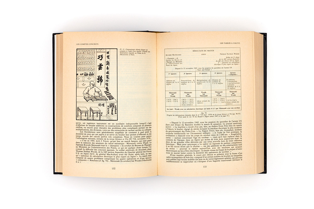 pp.132-133 : utilisation du boulier en Chine.
